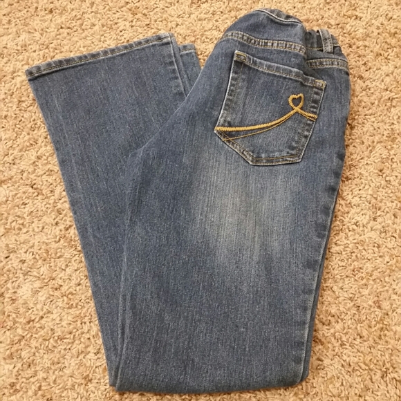 Girls Adjustable Bootcut Jeans - Picture 2 of 4